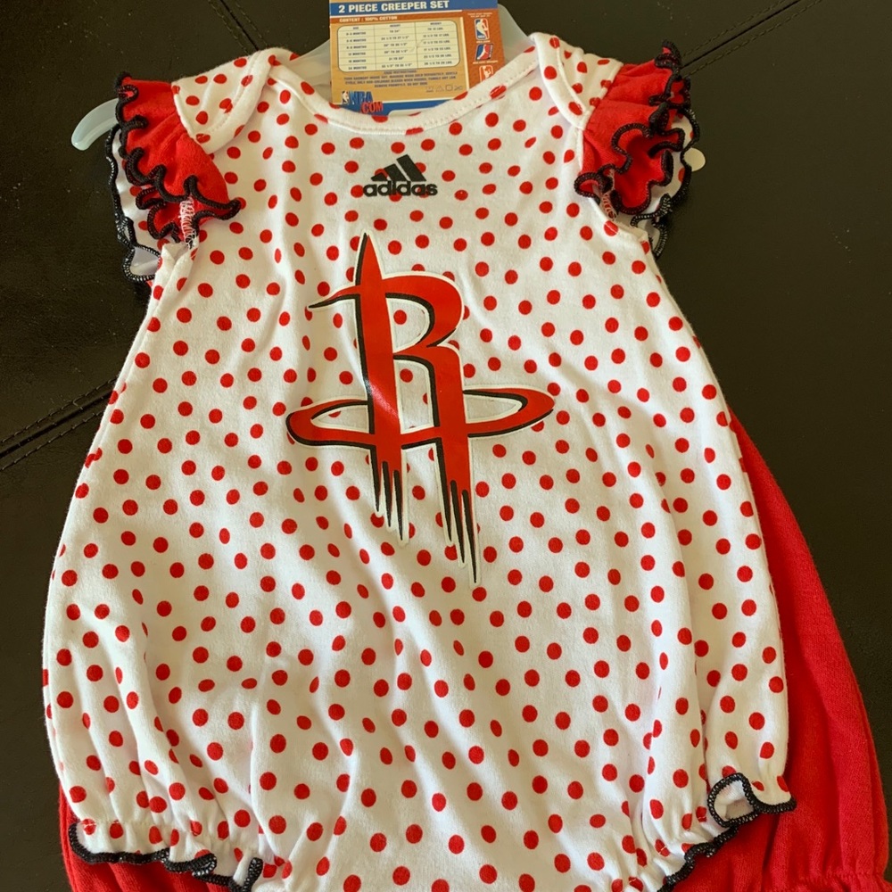 Girls NBA Rockets Onsie - Picture 3 of 3